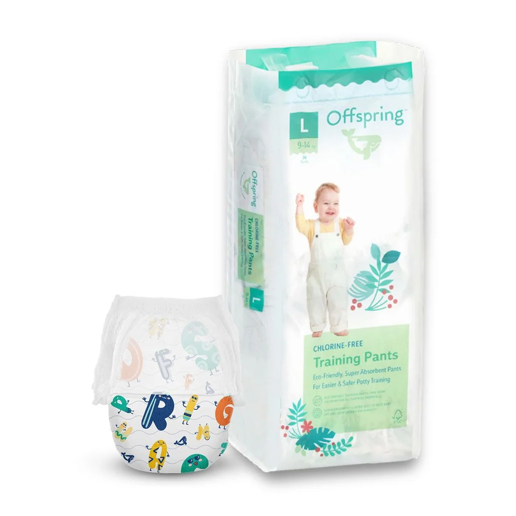 Підгузки-трусики Offspring ABC Dance, розмір L (9-14 кг), 36 шт