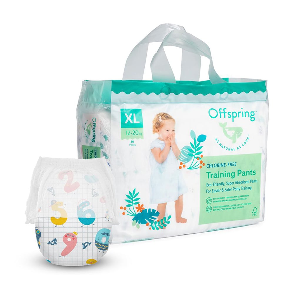 Підгузки-трусики Offspring Fun Figures розмір XL (12-20 кг), 30 шт